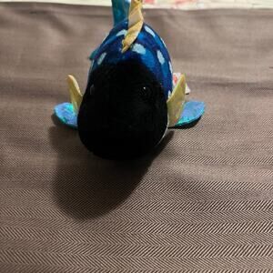 Lil'kinz Mini Plush Stuffed Animal Blue Triggerfish